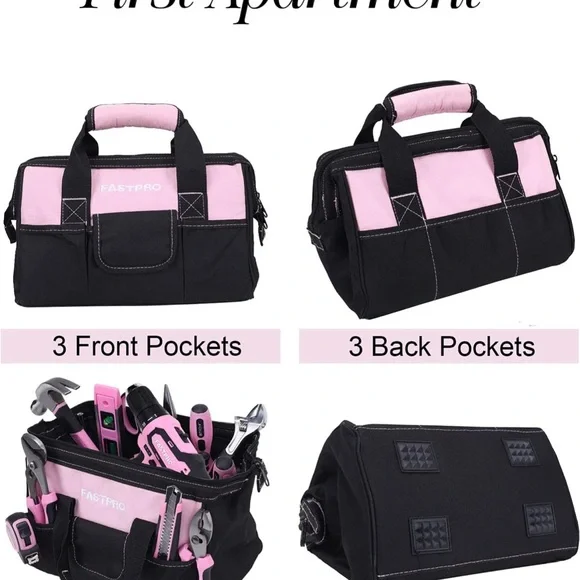 Pink and Black Home Tool Kit - Picture 5 of 9